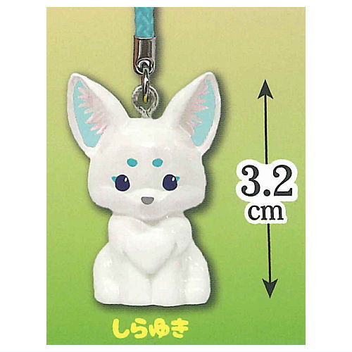 Chokonto Kitsune Netsuke Mascot Part.2 [5.Shirayuki]