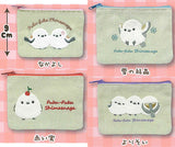 Fuku Fuku Shimaenaga Mokomoko embroidered pouch [All 4 type set (Full Complete)]