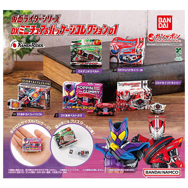 Kamen Rider Series DX Miniature & Package Collection 01 [All 5 type set(Full Complete)]