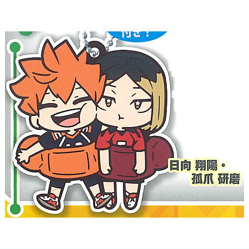 Haikyu!! Charabanchoukou Rubber mascot vol.2 [1.Shoyo Hinata Kenma Kozume]