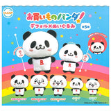 Okaimono panda! deformed stuffed mascot [All 5 type set(Full Complete)]