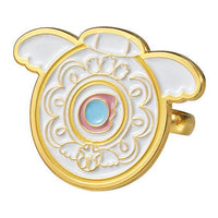 Ojamajo Doremi BIG METAL RING [3.Pyuarin Hana-chan Compact]