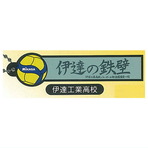 Haikyu!! x MIKASA Banner & V200W international tournament official match ball collaboration rubber keychain [3.Date Technical High School]