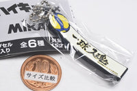 Haikyu!! x MIKASA Banner & V200W international tournament official match ball collaboration rubber keychain [5.Fukurodani Academy]
