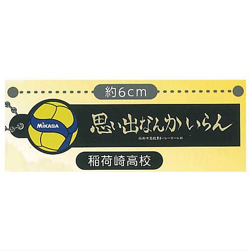 Haikyu!! x MIKASA Banner & V200W international tournament official match ball collaboration rubber keychain [6.Inarizaki High School]