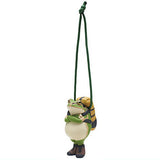 Kaeru no Mori Kobo Safely Kaeru Strap Earth Color [1.Kusamomiji]