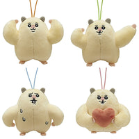 Mukimukino Ham-chan stuffed mascot [All 4 type set(Full Complete)]