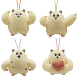 Mukimukino Ham-chan stuffed mascot [All 4 type set(Full Complete)]