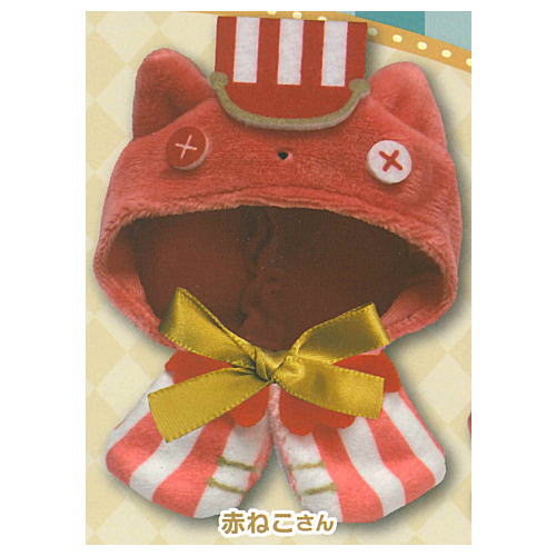 Okigae Poncho Circus Dream [1.Red Cat]