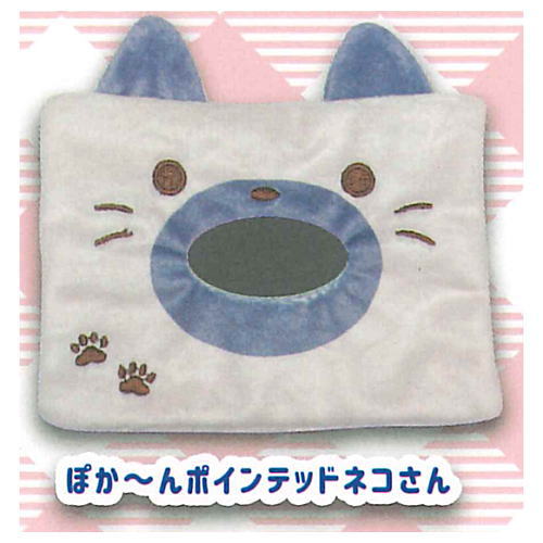 Poke-tto Tissue Pouch [4.Poka-n Pointedneko]