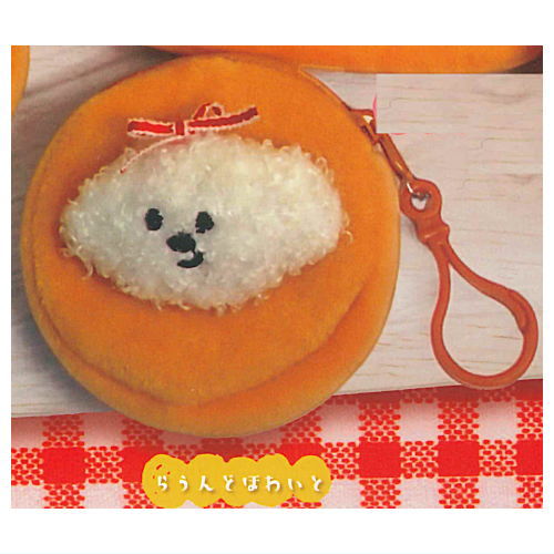 Fuwafuwawanko nui pouch [5.Round White]