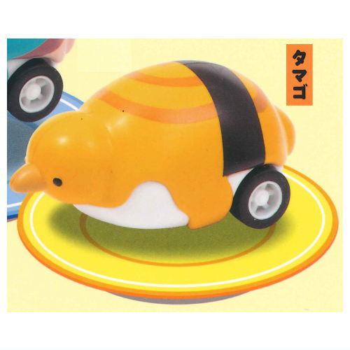 Sushi Penguin Pull Back Car [5.Tamago]