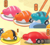 Sushi Penguin Pull Back Car [All 5 type set(Full Complete)]