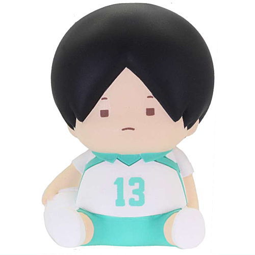 Chubby Chubby Haikyuu!! Aoba Johsai Fukurodani Academy Sofubi Figure [3.Akira Kunimi]
