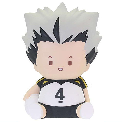 Chubby Chubby Haikyuu!! Aoba Johsai Fukurodani Academy Sofubi Figure [4.Kotaro Bokuto]