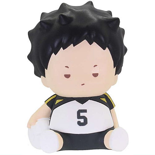 Chubby Chubby Haikyuu!! Aoba Johsai Fukurodani Academy Sofubi Figure [5.Keiji Akaashi]