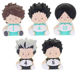 Chubby Chubby Haikyuu!! Aoba Johsai Fukurodani Academy Sofubi Figure [All 5 type set(Full Complete)]