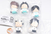 Chubby Chubby Haikyuu!! Aoba Johsai Fukurodani Academy Sofubi Figure [All 5 type set(Full Complete)]