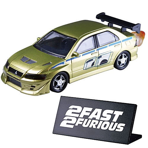 Hobby Gacha Fast and Furious X2 [2.Mitsubishi Lancer Evolution (+Logo Parts, Fire Parts)]