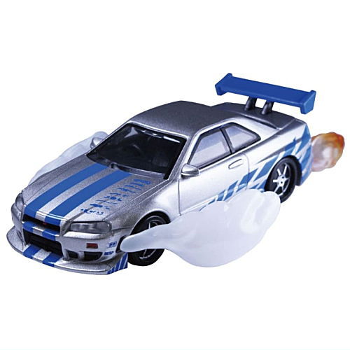 Hobby Gacha Fast and Furious X2 [3.Nissan Skyline GT-R (+Smoke Parts, Fire Parts)]