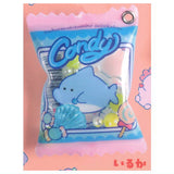 Tsuburana hitomi no Aquarium Shaka Shaka Candy Mascot [1.Dolphin]