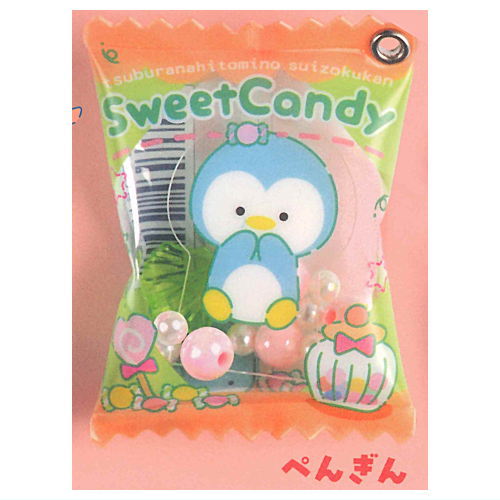 Tsuburana hitomi no Aquarium Shaka Shaka Candy Mascot [3.Penguin]