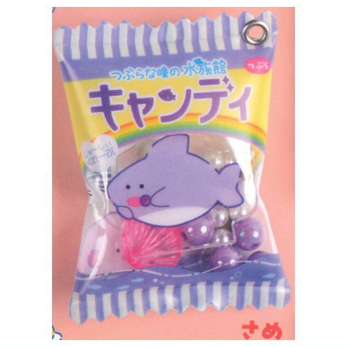 Tsuburana hitomi no Aquarium Shaka Shaka Candy Mascot [4.Shark]