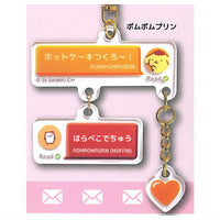 Sanrio Characters Chat Acrylic Keychain [6.Pompompurin]