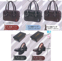 EASTBOY Mini Synthetic leather bag & Loafer Key Holder [All 5 type set (Full Complete)]