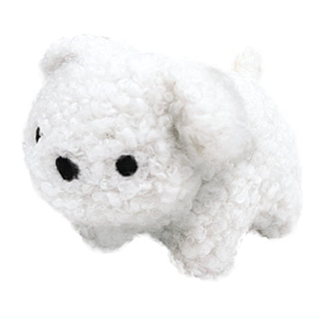 Palm-sized toy poodle stuffed toy [4.White]