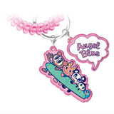ANGEL BLUE Spring Rubber Keychain [2.B]