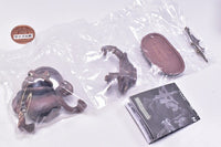 ART IN GASHAPON Frog Kongo Rikishi Statue [3.Frog Kongo Rikishi Statue Agyou (Wooden statue color)]