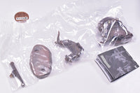 ART IN GASHAPON Frog Kongo Rikishi Statue [4.Frog Kongo Rikishi Statue Ungyou (Wooden statue color)]