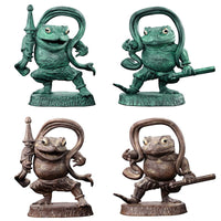 ART IN GASHAPON Frog Kongo Rikishi Statue [All 4 type set (Full Complete)]