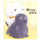 Kodomonyanko BIG sofubi mascot [1.Otoutokun to karasu]