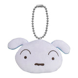 Crayon Shin-chan Face Plush Toy [2.Shiro]