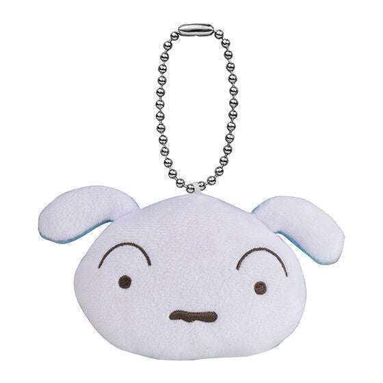 Crayon Shin-chan Face Plush Toy [2.Shiro]