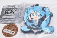 Deformed Rubber! Hatsune Miku Keychain [2.Hatsune Miku (negi)]