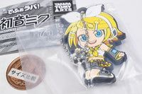 Deformed Rubber! Hatsune Miku Keychain [3.Rin Kagamine]
