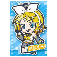 Deformed Rubber! Hatsune Miku Keychain [3.Rin Kagamine]