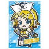 Deformed Rubber! Hatsune Miku Keychain [3.Rin Kagamine]