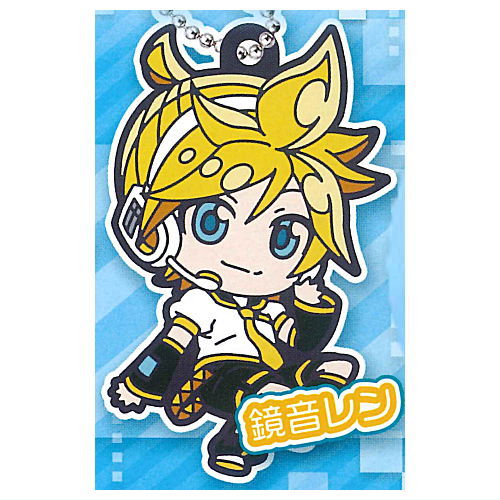 Deformed Rubber! Hatsune Miku Keychain [4.Len Kagamine]