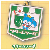 Ochame Friends Metal Keychain [2.Cream soda]