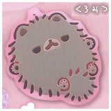 Pomeranian mochi Rubber Ball Chain [4.Kuromitsu]
