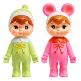 Nakayoshi Charmy-chan and cute friends Miniature Collection [2.Charmy-chan Wakakusa / Pink set (with package)]