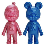 Nakayoshi Charmy-chan and cute friends Miniature Collection [3.Charmy-chan metallic pink / metallic blue set]