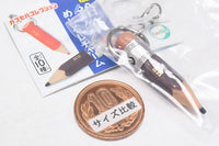Pencil Mejirushi Charm [3.Pencil with eraser (brown)]