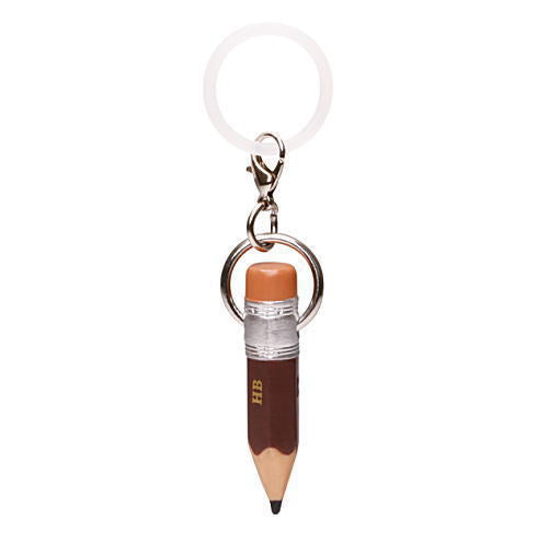 Pencil Mejirushi Charm [3.Pencil with eraser (brown)]