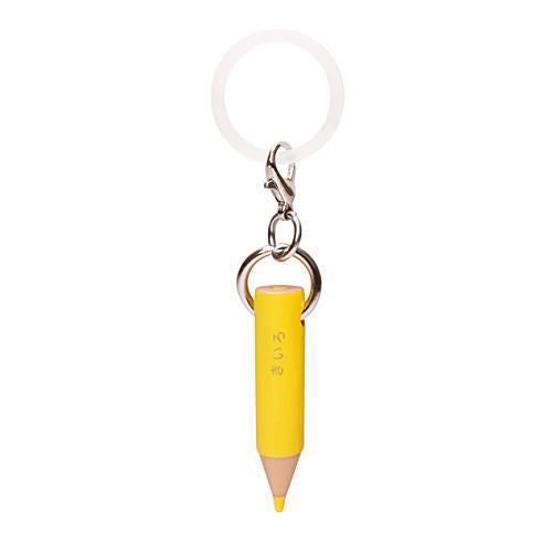 Pencil Mejirushi Charm [4.Colored pencil (yellow)]