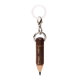 Pencil Mejirushi Charm [6.Pencil (brown)]